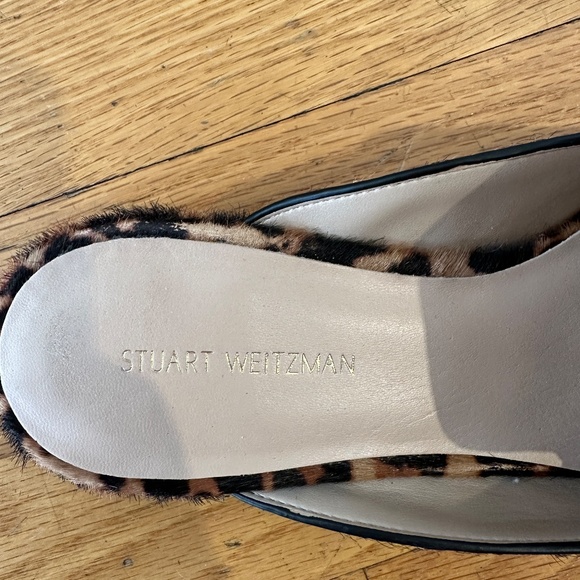 Stuart Weitzman Leopard Print Mules - Size 6.5 - Picture 4 of 4